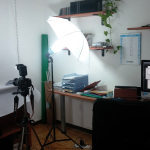 Studio fotografico con impianto luci