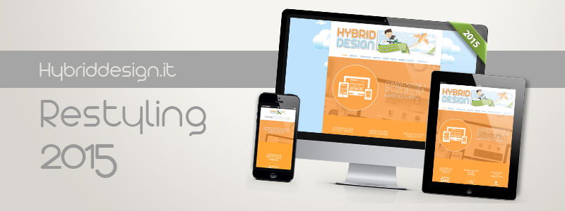 Presentazione del restyling web di Hybriddesign.it