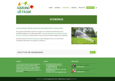 Sito web Giardino Facile